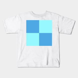 Graphic in blue tones Kids T-Shirt